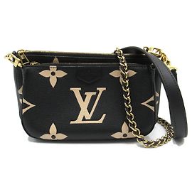 Multi Pochette Accessoire aus Monogram Empreinte Leder Louis Vuitton M45777 Schwarz
