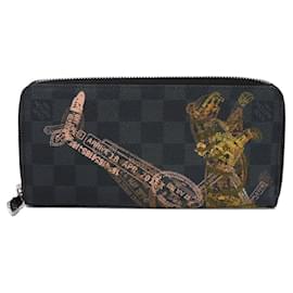 Louis Vuitton-Louis Vuitton Zippy Wallet Vertical N64606-Black