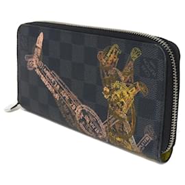 Louis Vuitton-Louis Vuitton Zippy Wallet Vertical N64606-Black