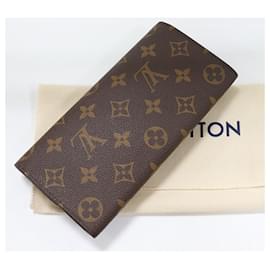 Louis Vuitton-Portefeuille long en toile Monogram Louis Vuitton-Rose