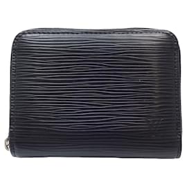 Louis Vuitton-Louis Vuitton Epi Leather Zippy Coin Purse -Black