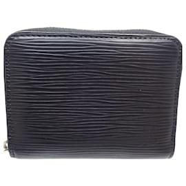 Louis Vuitton-Louis Vuitton Epi Leather Zippy Coin Purse -Black