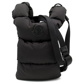 Borsa a spalla in poliamide Moncler nera Nero