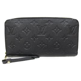 Louis Vuitton-Louis Vuitton Monogram Empreinte Leather Zippy Wallet-Black