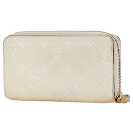 Louis Vuitton-Louis Vuitton Monogram Zippy Wallet -White