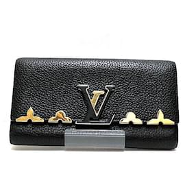 Louis Vuitton-Louis Vuitton Capucines Long Wallet M64551-Black