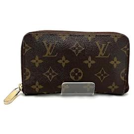 Louis Vuitton-Louis Vuitton Monogram Zippy Compact Wallet-Brown
