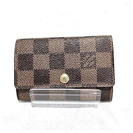 Louis Vuitton-Louis Vuitton Damier Multicles 6 Key Case N62630-Brown