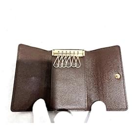 Louis Vuitton-Louis Vuitton Damier Multicles 6 Key Case N62630-Brown
