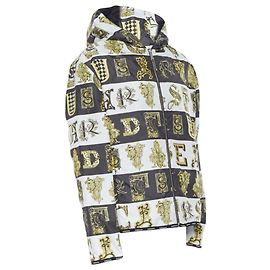 Versace Reversible Baroque Alphabet quilted jacket Multiple colors
