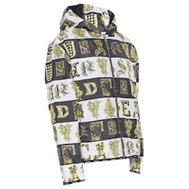 Versace-Versace Reversible Baroque Alphabet quilted jacket-Multiple colors