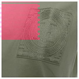 Hermès-Hermes Embroidered Pocket H Motif Tshirt-Pink