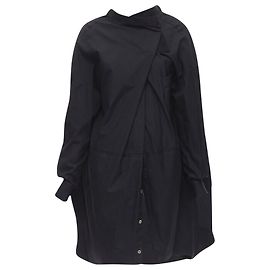 Comme Des Garcons Camisa envolvente de cinta mágica deconstruida de Comme Des Garçons Negro