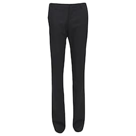 Givenchy-Givenchy wool straight leg trousers pants-Black