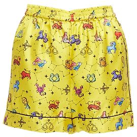 Boxer de seda Lucky Dior Astrology da Christian Dior Amarelo