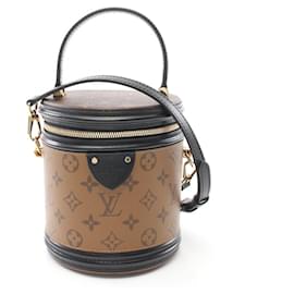 Louis Vuitton-Louis Vuitton Cannes Monogram Reverse Handbag M43986-Brown