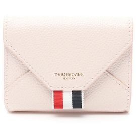 Estojo de cartão de couro Thom Browne Rosa