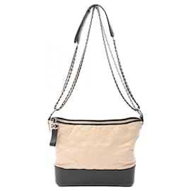 Chanel-Chanel Gabrielle Large Hobo Shoulder Bag-Brown,Beige