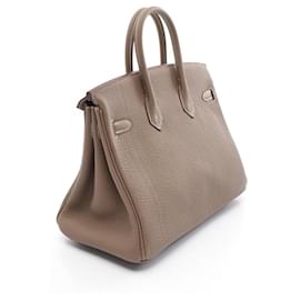 Hermès-Hermes Birkin 25 Etoupe Handbag-Brown,Beige