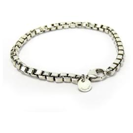 Tiffany & Co-Pulseira de link veneziano em prata 925 da Tiffany & Co-Prata,Metálico
