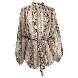Zimmermann Bellitude Schlange Druck Bluse aus Tierdruck-Ramie Andere