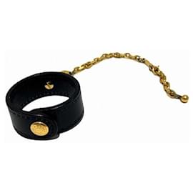 Hermès-Hermes Leather Nomade Glove Holder-Black