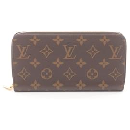 Louis Vuitton-Louis Vuitton Zippy Wallet Monogram Brown M42616-Brown