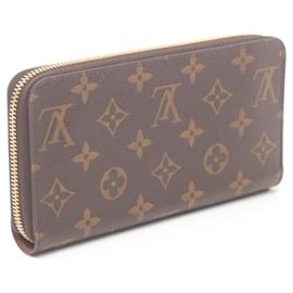 Louis Vuitton-Louis Vuitton Zippy Wallet Monogram Brown M42616-Brown
