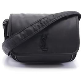 Yves Saint Laurent-Saint Laurent Niki Small Nylon Leather Shoulder Bag-Black