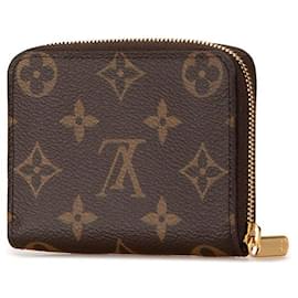 Louis Vuitton-Louis Vuitton Monogram Zippy Coin Purse M60067-Brown