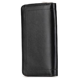 Louis Vuitton-Louis Vuitton Leather Zippy Organizer Wallet M97026-Black