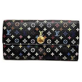 Louis Vuitton-Louis Vuitton Multicolor Sarah Wallet-Black