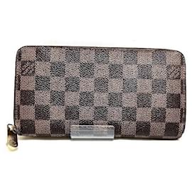 Louis Vuitton-Louis Vuitton Damier Zippy Wallet N60015-Brown