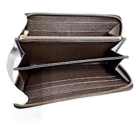 Louis Vuitton-Louis Vuitton Damier Zippy Wallet N60015-Brown