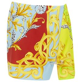 Gonna mini sl di sicurezza Medusa Pop Acantus Barocco g di Versace Multicolore