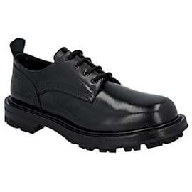 Alexander Mcqueen-Alexander McQueen Worker derby shoes-Black