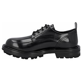 Alexander Mcqueen-Alexander McQueen Worker derby shoes-Black