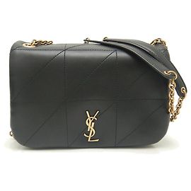 Yves Saint Laurent Saint Laurent Jamie 4.3 Mini Lambskin Shoulder Bag Black