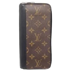 Louis Vuitton-Louis Vuitton Zippy Wallet Vertical -Brown