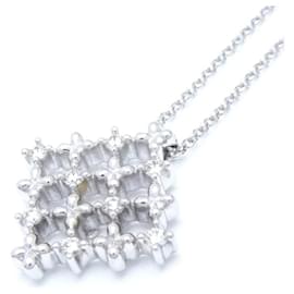 Tasaki-Collier en diamant TASAKI K18WG Or blanc-Blanc