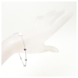Gucci-Bracelet Tag Cœur Améthyste Gucci Argent 925-Argenté,Métallisé