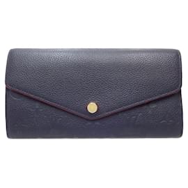 Louis Vuitton-Portefeuille en cuir Louis Vuitton-Rouge
