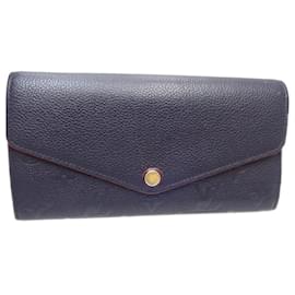 Louis Vuitton-Portefeuille en cuir Louis Vuitton-Rouge