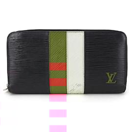Louis Vuitton-Louis Vuitton Epi Leather Zippy Wallet -Black