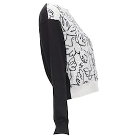 Chanel-Chanel cashmere Dove bird CC pullover sweater-White