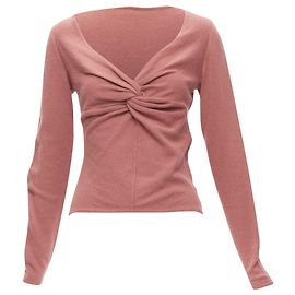 Valentino Garavani Twist-Pullover aus Mischwolle Pink