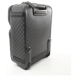 Louis Vuitton-Louis Vuitton Damier Graphite Pegase 55 Business Carry Bag-Black