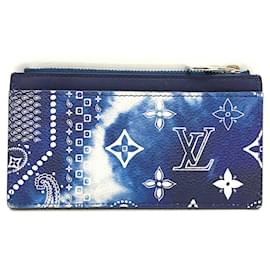 Louis Vuitton-Louis Vuitton Monogram Bandana Coin Card Case M81432-Blue