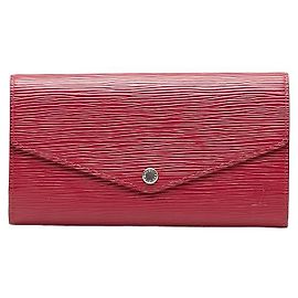 Cartera Epi Sarah de Louis Vuitton Rosa Rosa