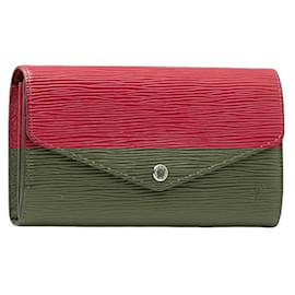 Louis Vuitton-Louis Vuitton Epi Sarah Wallet  Pink-Pink